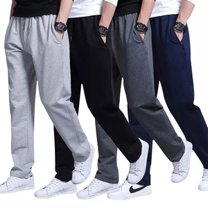 Professional <b>Men's</b> Casual Straight Slim Fit Canvas Jogger Pants <b>Elastic</b> Waist Breathable Waterproof Heavyweight <b>Trousers</b> - Product Image 1