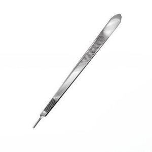 Produits avec logo personnalisé Manche de scalpel de haute qualité Manche de scalpel chirurgical solide long de 21.5cm en acier inoxydable - Product Image 5