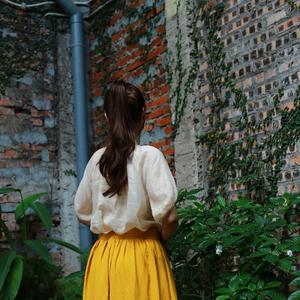 Women'<b>s</b> Summer Spring Elegant Dress Breathable Casual <b>Skirts</b> with Natural Waistline Factory Price - Product Image 4