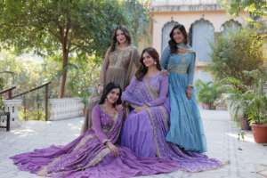 ชุดคอลเล็คชั่นเดอร์ชุดคอลเลกชั่นระดับพรีเมียมชุดเดรสพิมพ์ลายสวยงามปักเลื่อมสำหรับใส่ทำงาน - Product Image 6