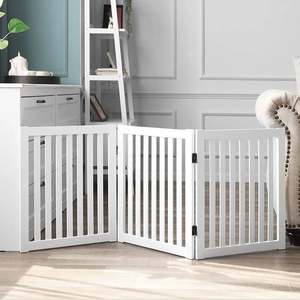 รั้วไม้สำหรับสัตว์เลี้ยงที่น่าสนใจครอบคลุมชายแดนสำหรับลูกสุนัขและสัตว์เลี้ยงอื่นๆสำหรับบ้านสวนในร่มจำนวนมาก - Product Image 3