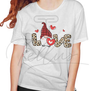 Camiseta de Lona Ecológica con Diseño Moderno 2026 para el Día de San Valentín, Estampada, de Secado Rápido y Transpirable para Mujer - Product Image 6