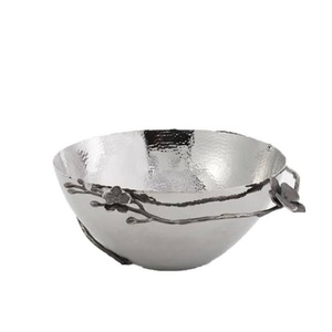 Utilisation de la restauration à domicile Design moderne Style antique fini fruits métal bol profond vaisselle décoration bol de serveur - Product Image 5
