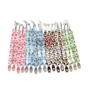 Pinzas de Acero Inoxidable con Diseño de Muñeca para Extensión de Pestañas, Pinzas Sostenibles sin Fibra con Punta Puntiaguda, Alta Demanda - Product Image 4