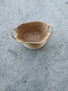 Natural 54 Oz. Cesta de Almacenamiento Ovalada de Jacinto de Agua, Moderna, Multifuncional y Ecológica para Bebidas, Alimentos y Frutas - Product Image 6