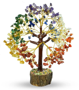 Meilleure qualité Offre Spéciale pierre précieuse 7 Chakra cristal arbre décoration de maison cristal bureau décor Agate commande en gros - Product Image 1