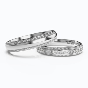 Classic Style 925 Sterling Silver Bridal Ring Set <b>Hot</b> Wedding Bands with CZ <b>Stone</b> OEM ODM Fine Jewelry From Vietnam Manufacturer - Product Image 4