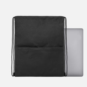 Bolsa lavable con cordón personalizada hecha en fábrica para uso en exteriores Mochila con cordón de algodón reutilizable duradera con su logotipo - Product Image 2