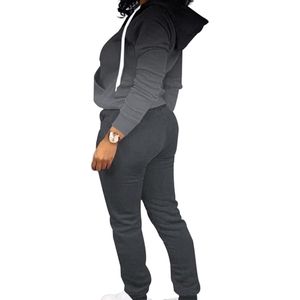 Chándal Deportivo Personalizado al por Mayor para Mujer, Ropa Deportiva para Entrenamiento y Running, Chándal de Algodón Ajustado para Mujer - Product Image 6