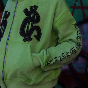 Sweat à capuche oversize vintage personnalisé, effet délavé, imprimé sur mesure, en coton mélangé, pour homme, effet usé et délavé à l'acide - Product Image 5