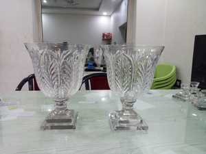 ของตกแต่งโต๊ะดีไซน์ที่เป็นเอกลักษณ์ทันสมัยพร้อมแจกันแก้วคริสตัลตัดด้วยมือและเชิงเทียนสำหรับตกแต่งบ้านและงานกิจกรรม - Product Image 5