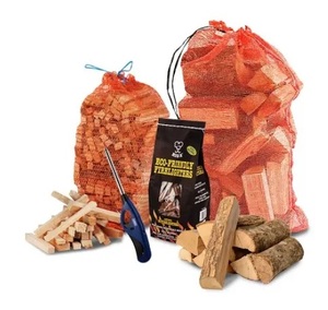 Leña de roble, fresno, fresno de hoja ancha, aliso, pino y abeto, seca en horno, apilada en palets, lista para la venta. - Product Image 2