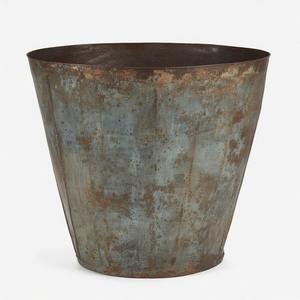 TwilightGlow <b>Tall</b> Iron Planter in Matte Black with Raised Stand for Home Garden Antique Metal Flower Pot for Decorative Use - Product Image 5