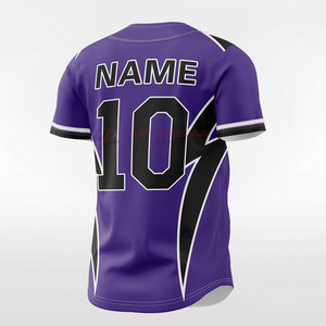 เสื้อเบสบอลแขนสั้น ผลิตจากโพลีเอสเตอร์ 100% คุณภาพสูง แห้งเร็ว ระบายอากาศได้ดี สามารถปรับแต่งได้ เหมาะสำหรับทีม ใช้ได้ทุกฤดูกาล - Product Image 4
