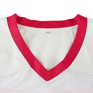 Maillot de football américain à manches courtes en polyester respirant et à séchage rapide, conçu sur mesure, grande taille, uniforme personnalisé à vendre - Product Image 4