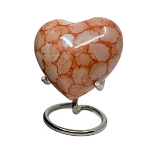 Offre Spéciale sur une bonne qualité Logo personnalisé fournitures funéraires en métal urnes de crémation en aluminium coeur urnes de crémation à bas prix - Product Image 1