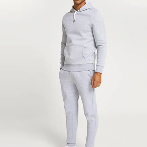 Custom Made Unisex <b>Slim</b> Fit Sportswear New Design Plain Fleece Tracksuit Hooded <b>Men</b> Maternity Feature Customized Track Suit - Product Image 1