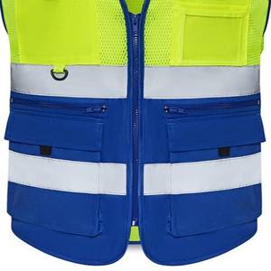 Gilet haute visibilité pour homme de qualité supérieure, dernier style, prix abordable, respirant, léger, avec logo/couleurs personnalisés - Product Image 2