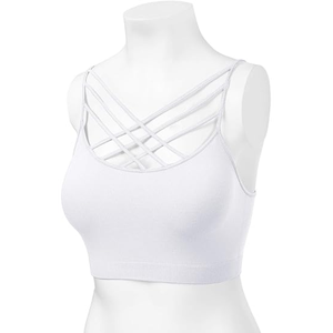 Nouveau 2025 soutien-gorge de yoga fitness sans manches de qualité professionnelle pour la course à pied soutien-gorge respirant - Product Image 4