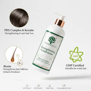 Après-shampoing fortifiant professionnel RedMoringa Biotin 250 ml, formule naturelle anti-chute pour cheveux secs, fabriqué en Italie - Product Image 3