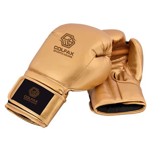 Gants de boxe d'entraînement unisexes en cuir de vachette véritable de haute qualité, avec évacuation de l'humidité, couleurs et tailles personnalisables, vente en gros - Product Image 3