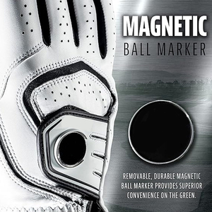 Guantes de golf transpirables de tela suave de material superventas Premium para actividades al aire libre Fabricación disponible en cuero de piel de oveja - Product Image 4