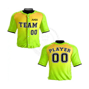 Uniformes de Béisbol Profesionales para Equipos, Transpirables, de Secado Rápido, Colores Personalizados, Logotipo, Alta Calidad, 100% Poliéster, Deportivos - Product Image 4