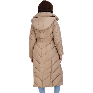 Abrigo de nieve para mujer, abrigo informal con Cuello de piel, abrigos ajustados, chaqueta de gran tamaño para mujer, abrigo cálido para mujer, venta al por mayor de invierno 2025 - Product Image 4