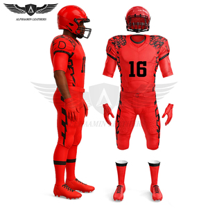 ชุดยูนิฟอร์มอเมริกันฟุตบอลแบบ OEM ผ้าตาข่ายระบายอากาศ เสื้อเจอร์ซีย์และกางเกงสำหรับฝึกซ้อมและการแข่งขัน ชุดสำหรับทีมแข่งขัน - Product Image 5