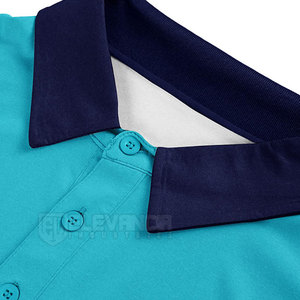Vente en gros T-shirts Polo de golf OEM logo personnalisé T-shirts Polo de golf en coton à manches courtes pour hommes - Product Image 4