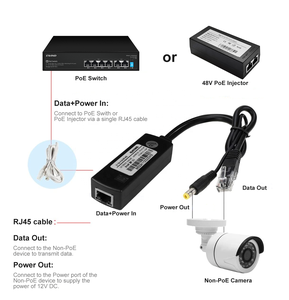 Máy tính để bàn PoE chuyển đổi cung cấp 6 10/100tx 60W 802.3at PoE + và <span class=keywords><strong>2</strong></span> cổng uplink chuyển đổi PoE với 120W <span class=keywords><strong>Ethernet</strong></span> chuyển đổi CCTV NVR - Product Image 5