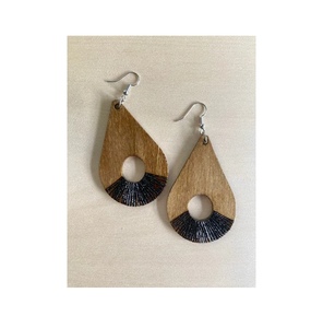 Factory Cheap Resin and Wood <b>Earrings</b> Drop Party <b>Earrings</b> and Customized Color Party Ware Jewelry Use Medium Size - Product Image 6