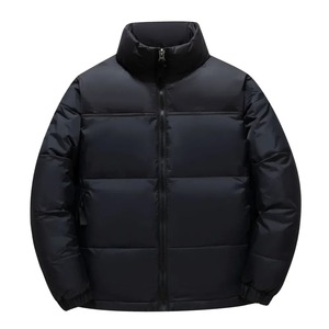 Veste matelassée légère en toile pour homme Manteau matelassé chaud d'hiver avec col montant Imperméable coupe-vent Jacekt matelassé - Product Image 6