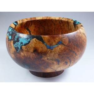 Cuenco para servir comida de cocina casera de estilo único, cuenco para mezclar de resina de madera de tamaño mediano redondo hecho a mano de calidad Superior - Product Image 2