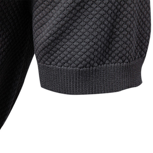 2025 été haute qualité hommes à manches courtes pour Polo taille européenne motif solide brodé affaires col pull Style - Product Image 5