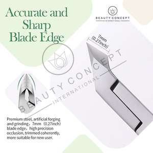 Green Color Handle Non Slip Product Easy to Use Good Selling Make Own Nail Nipper by Beauty Concept International - Product Image 2