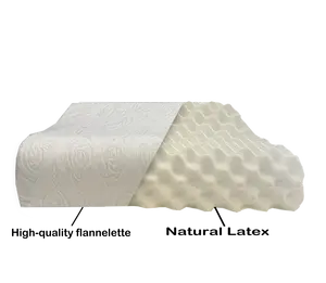 Almohadas con punta de látex Natural, alta calidad, precio bajo, venta al por mayor, desde 3 uds.