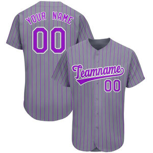 Maillot de Baseball Léger et Personnalisé 100% Polyester Respirant Teint Uni Logo Personnalisé Impression Col en V Short Nom d'Équipe Personnalisé - Product Image 3