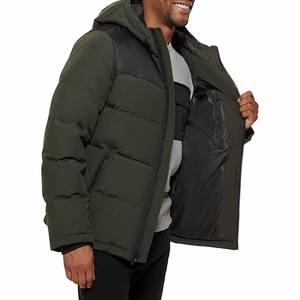 Veste d'hiver personnalisée de haute qualité imprimée OEM pour hommes, doudoune avec poches, doudoune uploadée par Dress Sports - Product Image 5