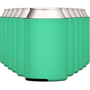 Custom Logo Solid Orange Color 12 OZ Reusable Neoprene 3mm/5mm Insulated Foam Can Cooler & <b>Stubby</b> <b>Holder</b> with Recyclable Design - Product Image 3