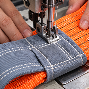 Sangle de levage marine à œillets, 10 tonnes, en polyester haute résistance, fabricant professionnel OEM & ODM - Product Image 3