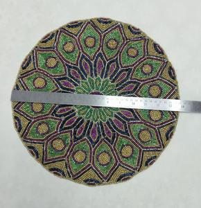 Mantel Individual Clásico con Cuentas para Hogar, Hotel, Bodas y Fiestas - Product Image 2