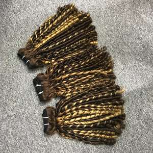 Funmi สองชั้นสำหรับ100% ลอนผมมนุษย์แท้เรมี่ผมต่อผมทอเวียดนามสี VQ - Product Image 5