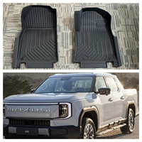 Tapis de sol pour voiture Maxus Eterron 9 RHD, tapis de coffre spéciaux imperméables, épaisseur 5 mm, matériau TPV, 100 % inodore, garantie de 2 ans