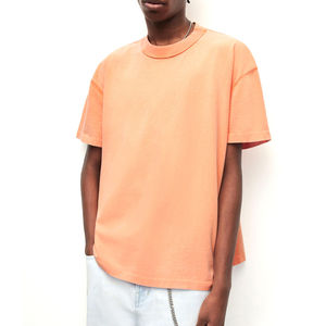 เสื้อยืดผู้ชายไซส์ใหญ่พิเศษระบายอากาศได้ดีสีพื้นต่างๆ240กรัม - Product Image 3