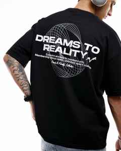 เสื้อยืดทรงบ็อกซี่ผ้าคอตตอนหนานุ่ม ระบายอากาศได้ดี เป็นมิตรกับสิ่งแวดล้อม น้ำหนัก 210 กรัม พิมพ์ลายกราฟิก ไหล่ตก สไตล์สตรีทแวร์ หรูหรา - Product Image 2