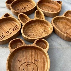 Plato de madera Bandeja de frutas de madera Plato de cocina irregular Kit de plato de condimento de madera Vajilla-Caryln 0084935825297 - Product Image 2