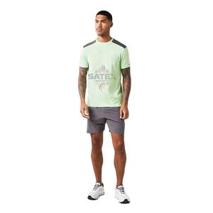 Conjunto de Verano de Alta Calidad, 100% Algodón, Transpirable, Informal, para Hombre, Camiseta de Manga Corta y Pantalones Cortos, Color Personalizado, Tela de 300g - Product Image 3