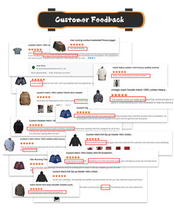 Sudaderas con capucha de hombre personalizadas 100% algodón oversize drop shoulder streetwear 500gsm peso pesado negro sudaderas con capucha en blanco para hombre - Product Image 6