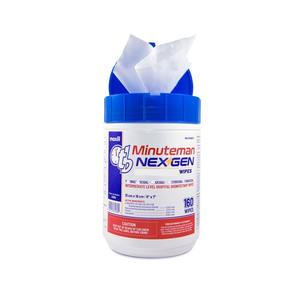 Lingettes nettoyantes multi-usages TB Minuteman NEX GEN |   160 lingettes par sachet de recharge |   Lingettes nettoyantes multi-surfaces au parfum frais - Product Image 1